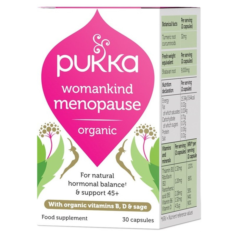 Οργανικό Συμπλ. για την Εμμηνόπαυσης | Womankind Menopause | 30caps