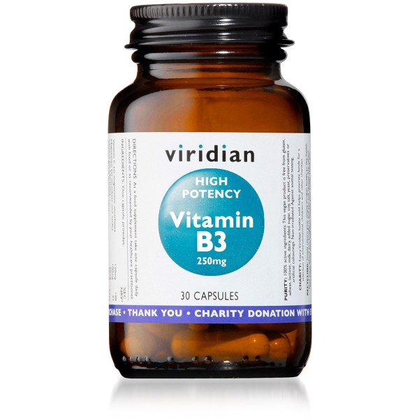 Υψηλή Ισχύς | High Potency Vitamin B3 | 30 caps