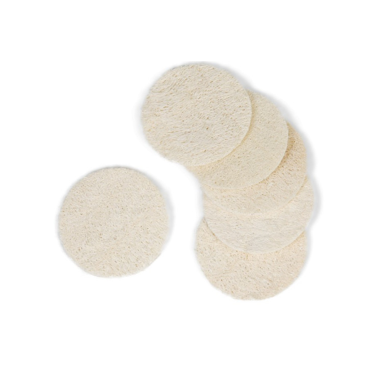 Δίσκοι προσώπου από φυσική λούφα | Natural Loofah Facial Disks