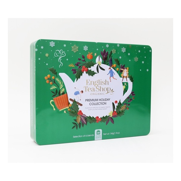 Συλλογή Χριστουγέννων | Premium Holiday Collection Green Gift Tin72 Tea Bag | 72 φακελάκια