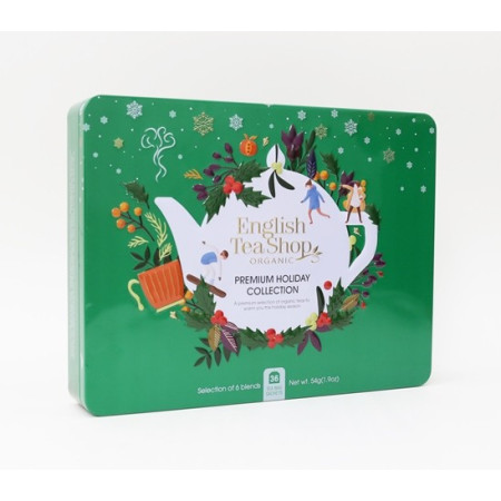 Συλλογή Χριστουγέννων | Premium Holiday Collection Green Gift Tin72 Tea Bag | 72 φακελάκια