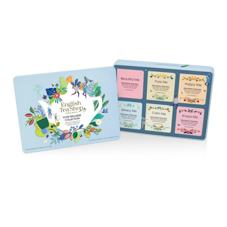 Συλλογή Ευεξίας|Wellness Tea Collection Gift Tin 36 Tea Bags