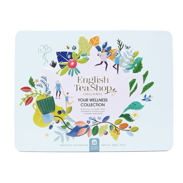 Συλλογή Ευεξίας|Wellness Tea Collection Gift Tin 36 Tea Bags