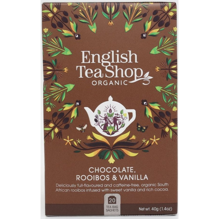 Ρόιμπος, Σοκολάτα & Βανίλια | Org. Rooibos, Chocolate & Vanilla | 20 φακ.