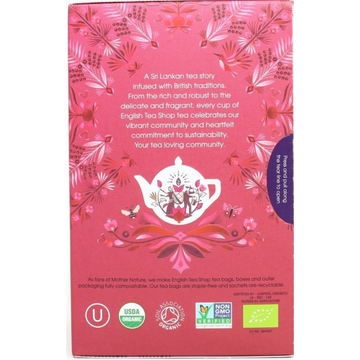 Ρόιμπος, Ακάι & Ρόδι | Org. Rooibos, Acai & Pomegranate | 20 Φακ. Ρόιμπος, Ακάι & Ρόδι | Org. Rooibos, Acai & Pomegranate | 20 Φακ.