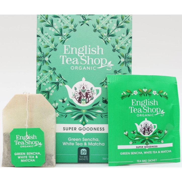 Sencha, Λευκό Τσάι & Μάτσα | 20 Φακελάκια Sencha, Λευκό Τσάι & Μάτσα | 20 Φακελάκια