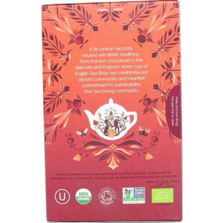 Βιολογικό Τσάι με Παντζάρι, Τζίντζερ & Κάρυ | Org.  Beetroot, Ginger & Curry Leaves | 20