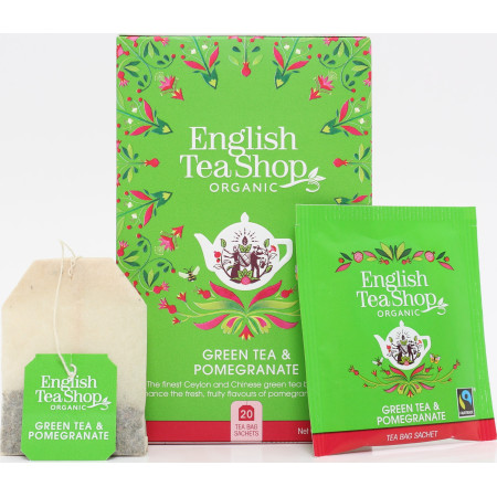 Πράσινο Τσάι & Ρόδι  |  Org FT. Green Tea Pomegranate
