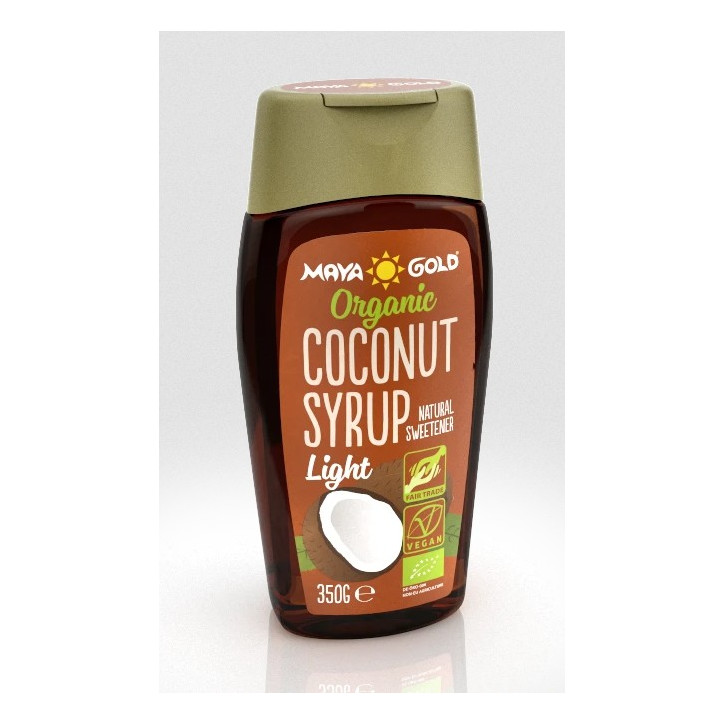 Βιολογικό Σιρόπι Καρύδας Ανοιχτόχρωμο | Organic Coconut Syrup Light | 350gr/250ml