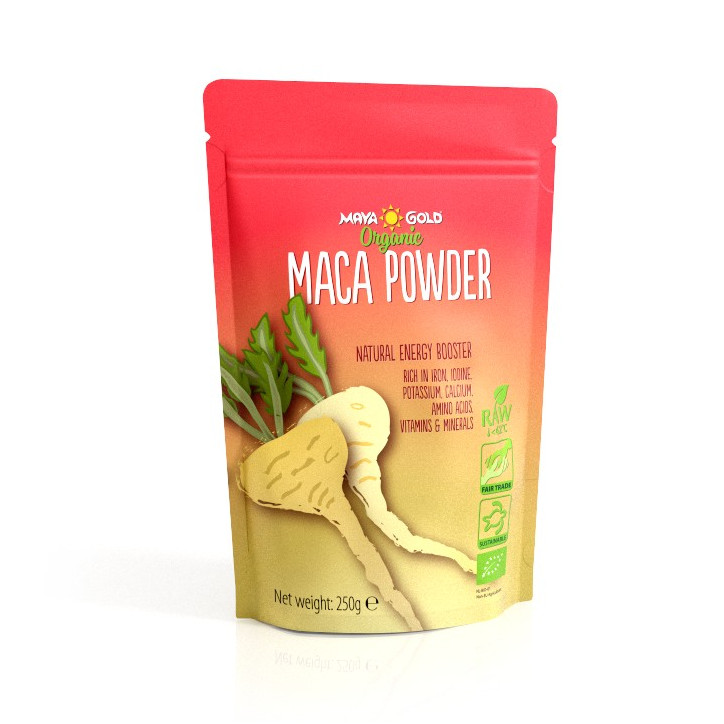 Βιολογική Σκόνη Μaca | Maya Gold 250gr Βιολογική Σκόνη Μaca | Maya Gold 250gr