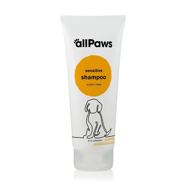 Ήπιο Σαμπουάν για Σκύλους  -  Χωρίς άρωμα | Allpaws Sensitive Dog Shampoo – Scent Free | 200ml