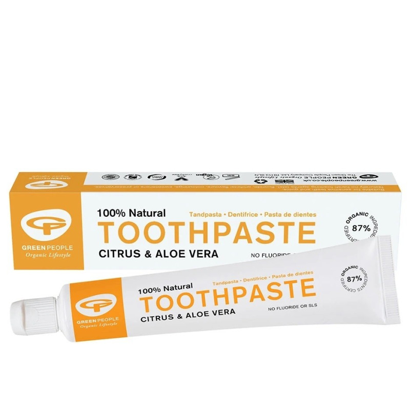 Οδοντόπαστα με Εσπεριδοειδή & Αλόη | Citrus & Aloe Vera Toothpaste | 50ml
