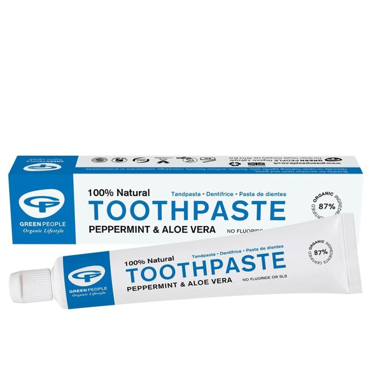 Οδοντόπαστα με Μέντα & Αλόη | Peppermint & Aloe Vera Toothpaste | 50ml