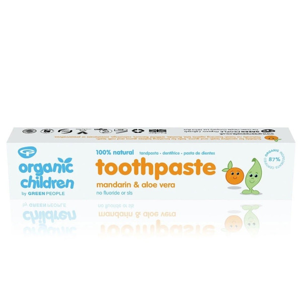 Παιδική Οδοντόπαστα με Μανταρίνι & Αλόη | Organic Children Mandarin & Aloe Vera Toothpaste | 50ml