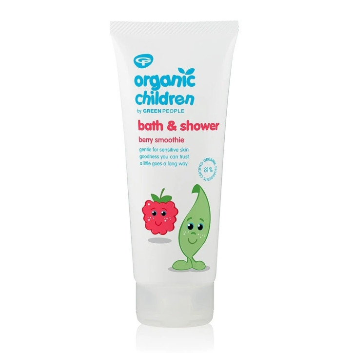 Παιδικό Αφροντούζ, Σμούθι Μούρων | Organic Children Bath & Shower - Berry Smoothie | 200ml