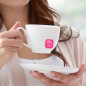 Φλυτζάνι τσαγιού με Πιατάκι Λευκό | White Tea Cup & Saucer