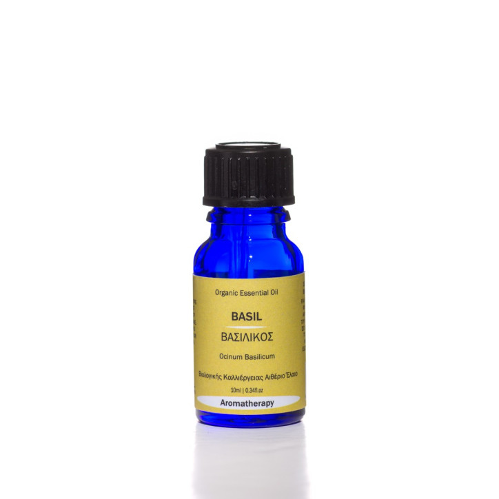 Βιολογικό Αιθέριο Έλαιο Βασιλικός | Basil Essential Oil Org. | 5ml Βιολογικό Αιθέριο Έλαιο Βασιλικός | Basil Essential Oil Org. | 5ml