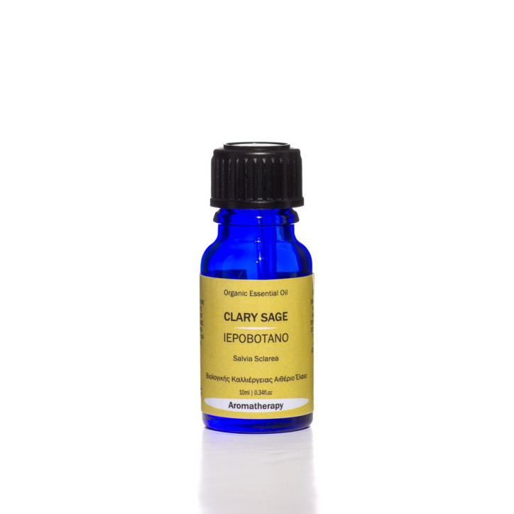 Βιολογικό Αιθέριο Έλαιο Ιεροβότανου | Clary Sage Essential Oil Org. | 10ml Βιολογικό Αιθέριο Έλαιο Ιεροβότανου | Clary Sage Essential Oil Org. | 10ml