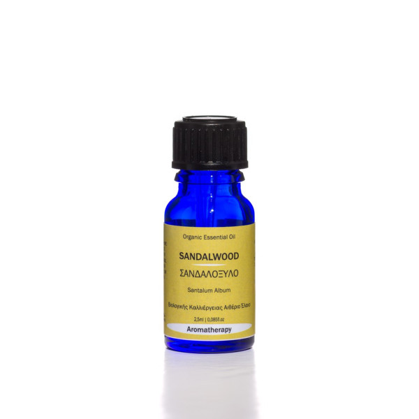 Βιολογικό Αιθέριο Έλαιο Σανδαλόξυλο | Sandalwood Essential Oil Org. | 2.5ml