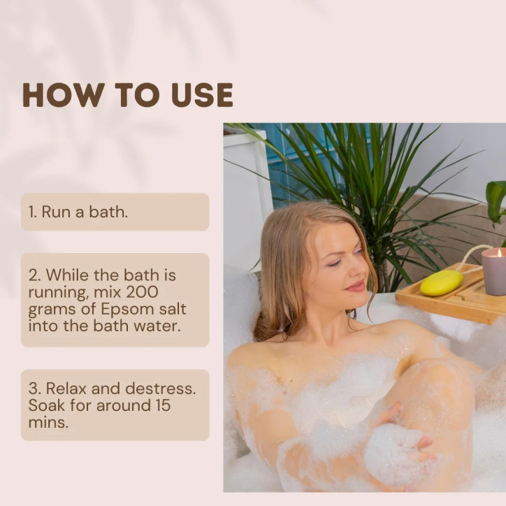 Εξισορροπητικά Άλατα Μπάνιου| Balance and Calming Epsom Salt Bath Soak | Tube 250gr