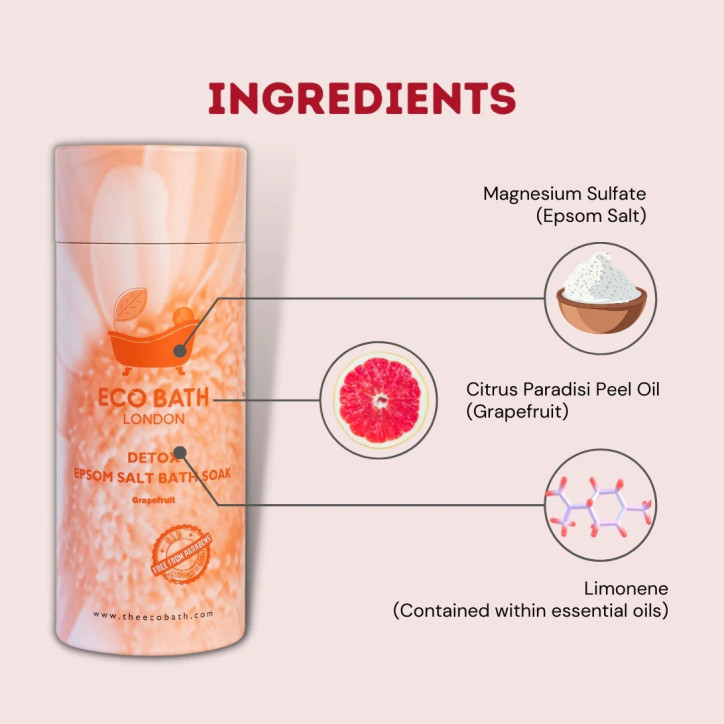 Αποτοξινωτικά Άλατα Μπάνιου| Detox Epsom Salt Bath Soak - Tube 250gr Αποτοξινωτικά Άλατα Μπάνιου| Detox Epsom Salt Bath Soak - Tube 250gr