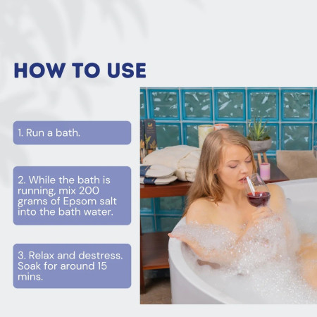 Αλατα Μπάνιου για Χαλάρωση | Relaxing Epsom Salt Bath Soak - Tube 250gr