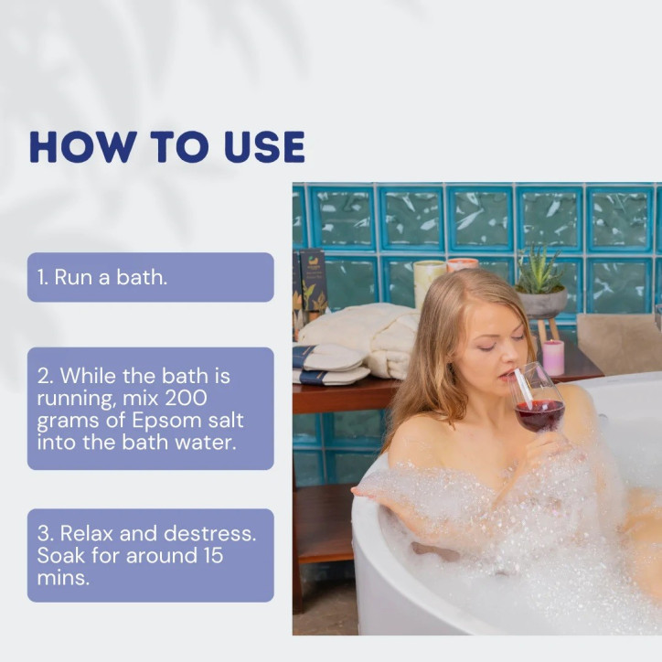 Χαλαρωτικά Άλατα Μπάνιου|Relaxing Epsom Salt Bath Soak - Tube 250gr Χαλαρωτικά Άλατα Μπάνιου|Relaxing Epsom Salt Bath Soak - Tube 250gr