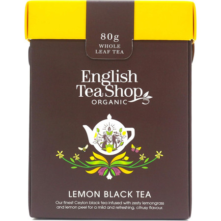 Κουτί με Μαύρο Τσάι & Λεμόνι | Org. Lemon Black Tea | 80gr