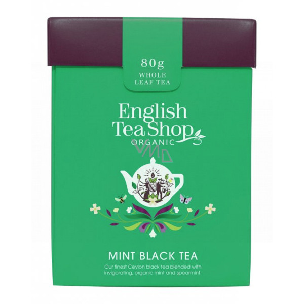 Κουτί με Μαύρο Τσάι με Μέντα| Org.Org. Mint Black Tea | 80gr