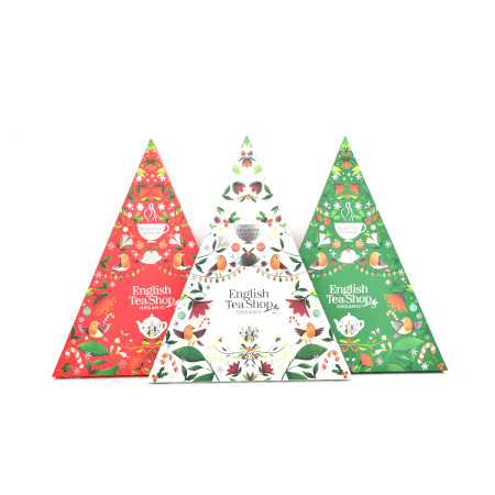 Πολυτελής Luxury Advent Calendar Triangular (Green) | 25 Pyramid Tea Bags