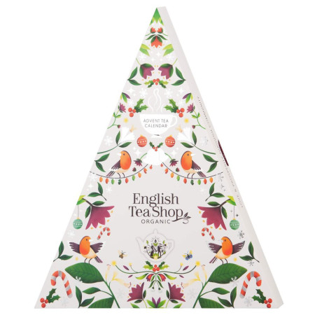 Πολυτελής Luxury Advent Calendar Triangular (White) | 25 Pyramid Tea Bags