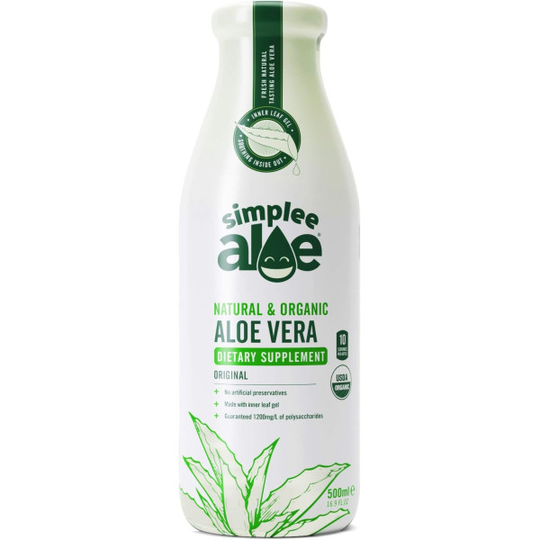 Simplee Aloe - 100% Βιολογικός Χυμός Αλόης | 500ml