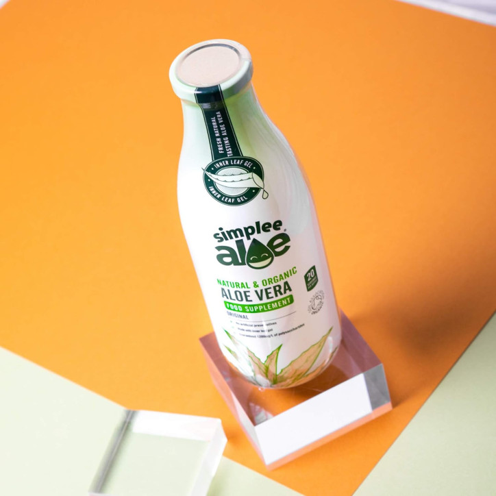 Simplee Aloe | 100% Βιολογικός Χυμός Αλόης | 500ml