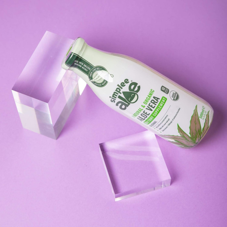 Simplee Aloe | 100% Βιολογικός Χυμός Αλόης | 500ml