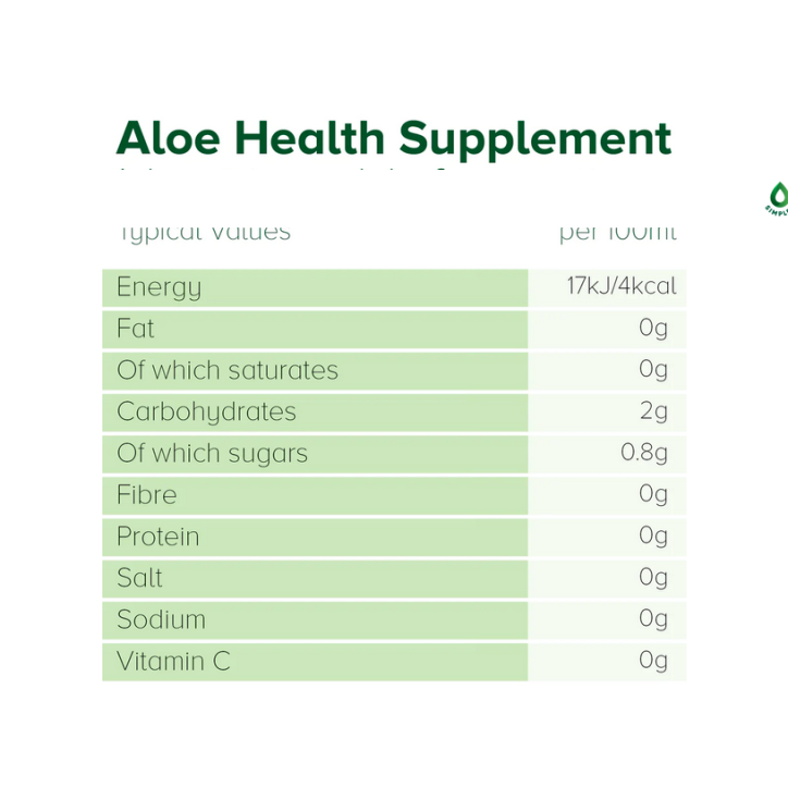 Simplee Aloe | 100% Βιολογικός Χυμός Αλόης | 1 λίτρο