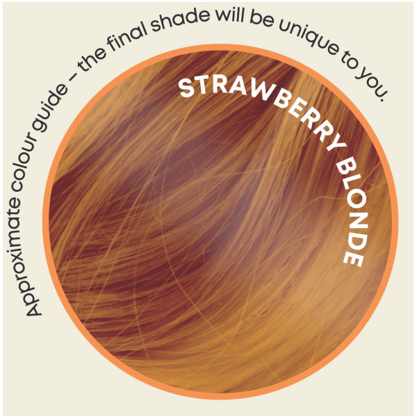 Βιολογική φυτική βαφή μαλλιών - Ξανθό της φράουλας | Strawberry Blonde - Organic Herbal hair Colour