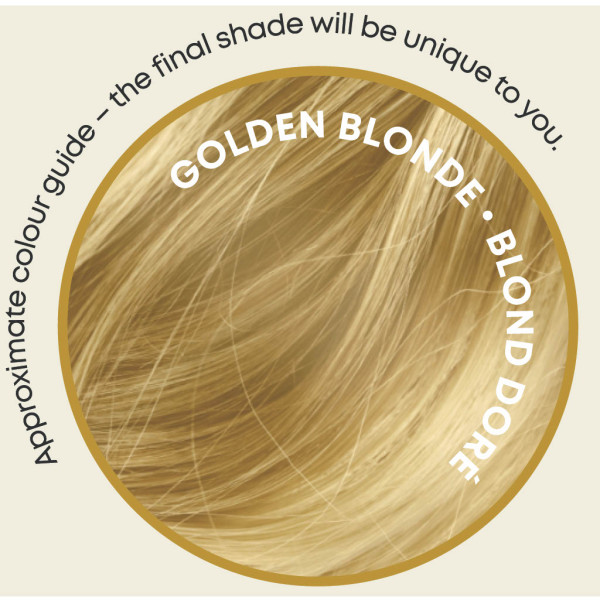 Βιολογική φυτική βαφή μαλλιών - Χρυσό (χρυσαφένιο) Ξανθό | Golden Blonde - Organic Herbal hair Colour
