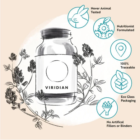 Viridian | Yψηλής ισχύος Βιταμίνη Β12 |1000ug | 60caps