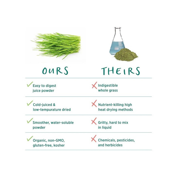 Organic Barley grass Powder|Βιολογικός Χυμός Κριθαρόχορτου Σκόνη 30:1|110gr