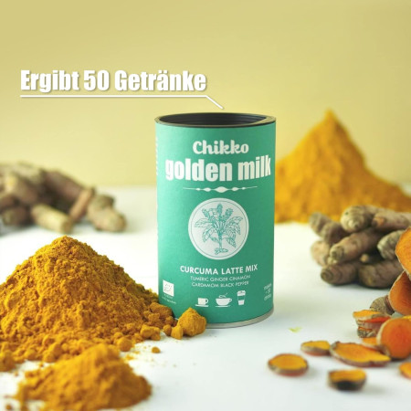 Organic Latte Κουρκουμά | Chikko Golden Milk | 110gr