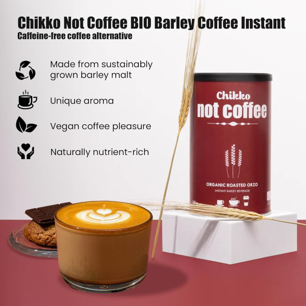 Chikko Not Coffee BIO Barley Coffee Instant 150g - Καβουρδισμένος Καφές Κριθαριού