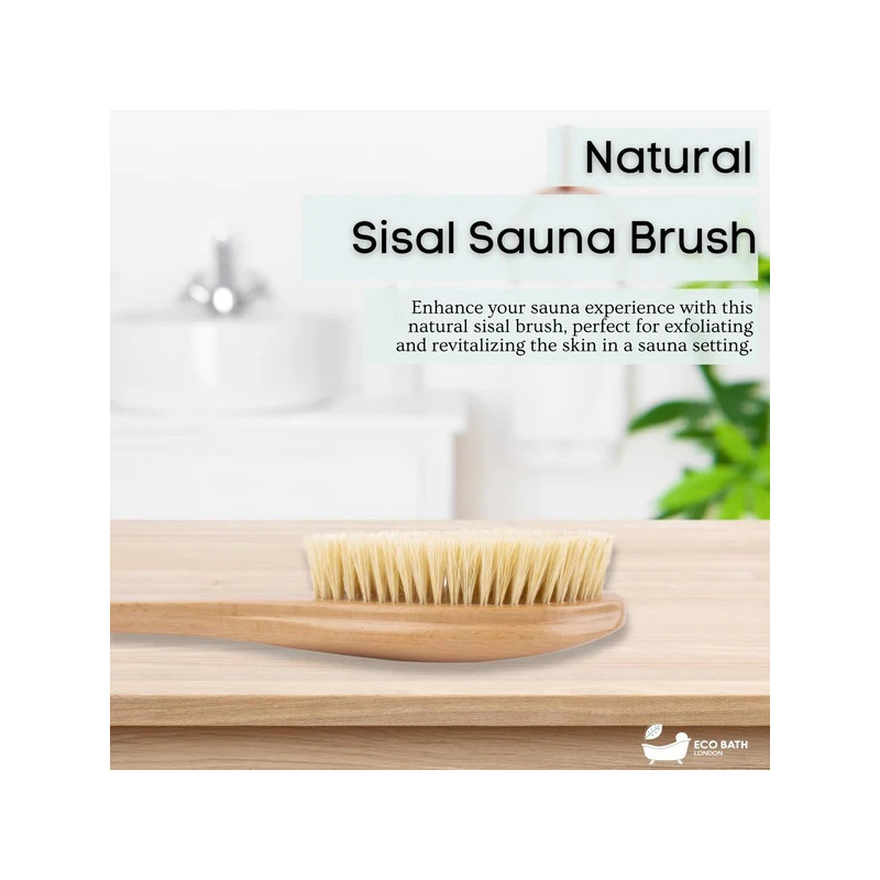Eco Bath London | Βούρτσα σώματος Σάουνας με Σισάλ Eco Bath London | Βούρτσα σώματος Σάουνας με Σισάλ