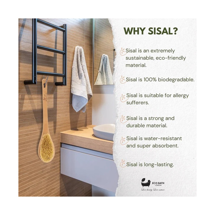 Eco Bath London | Βούρτσα σώματος με Σισάλ