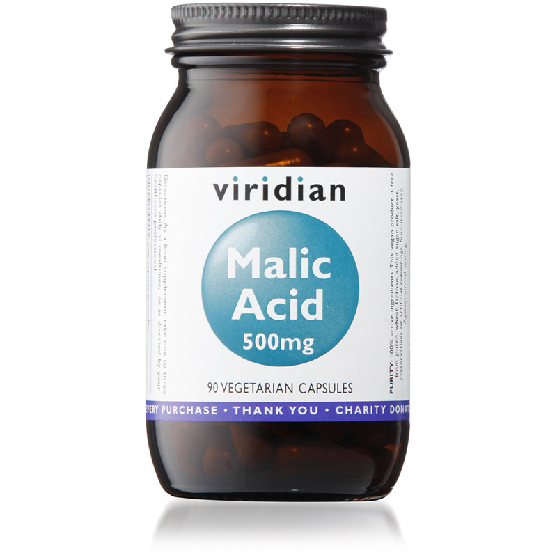 Μηλικό Οξύ | Malic Acid | 500mg 90caps Μηλικό Οξύ | Malic Acid | 500mg 90caps