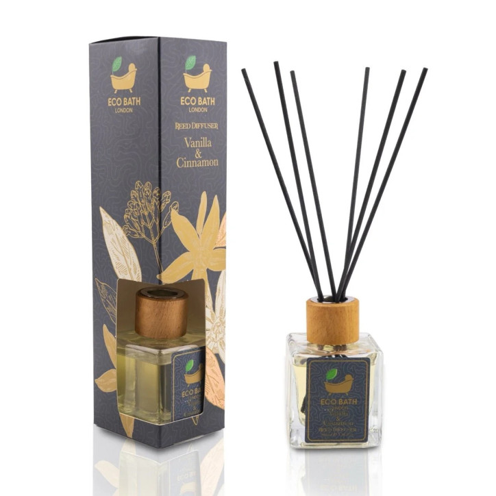 Eco Bath London | Αρωματικό Χώρου Βανίλια & Κανέλα - Diffuser | 100ml
