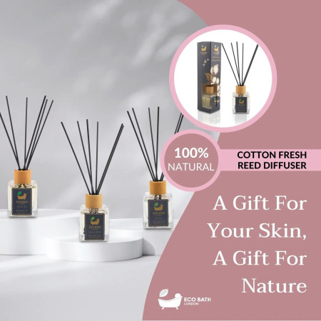 Eco Bath London | Αρωματικό Χώρου Cotton Fresh - Diffuser | 100ml