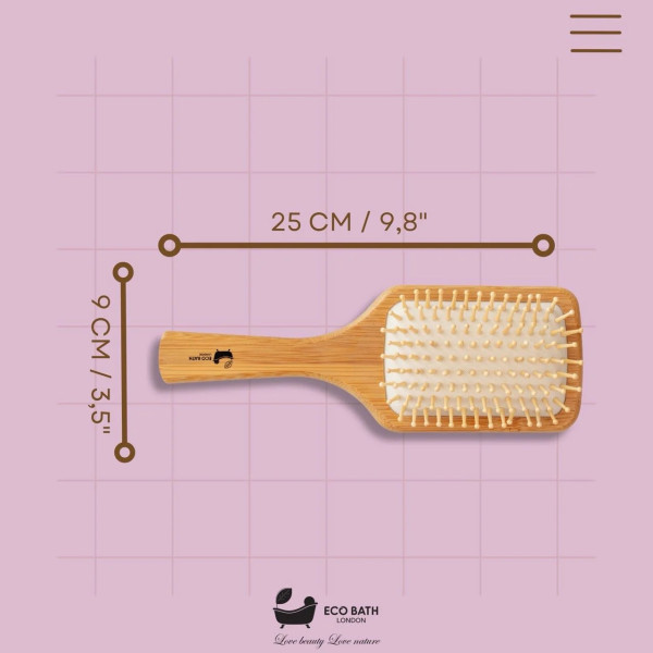 Eco Bath London | Βούρτσα Μαλλιών από Μπαμπού
