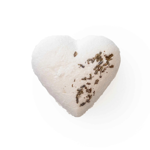 Eco Bath London | Άλατα Μπάνιου Bath Bomb Big Heart Shape | Λεβάντα