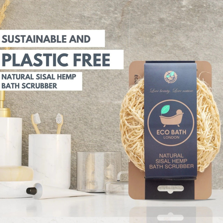 Eco Bath London | Σφουγγάρι Σώματος με Κάνναβη και Σιζάλ