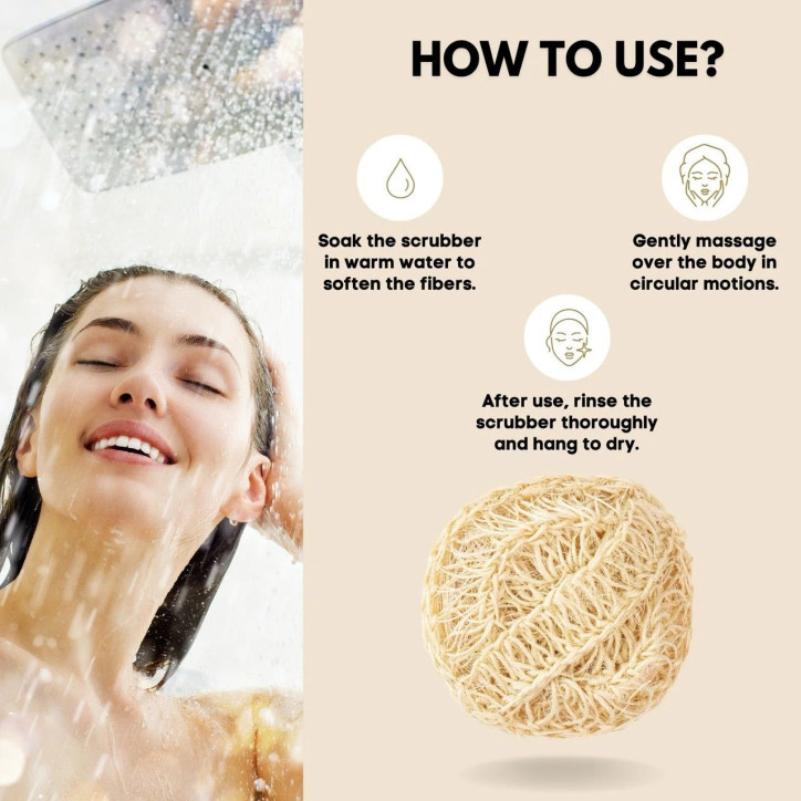Eco Bath London | Σφουγγάρι Σώματος με Κάνναβη και Σιζάλ